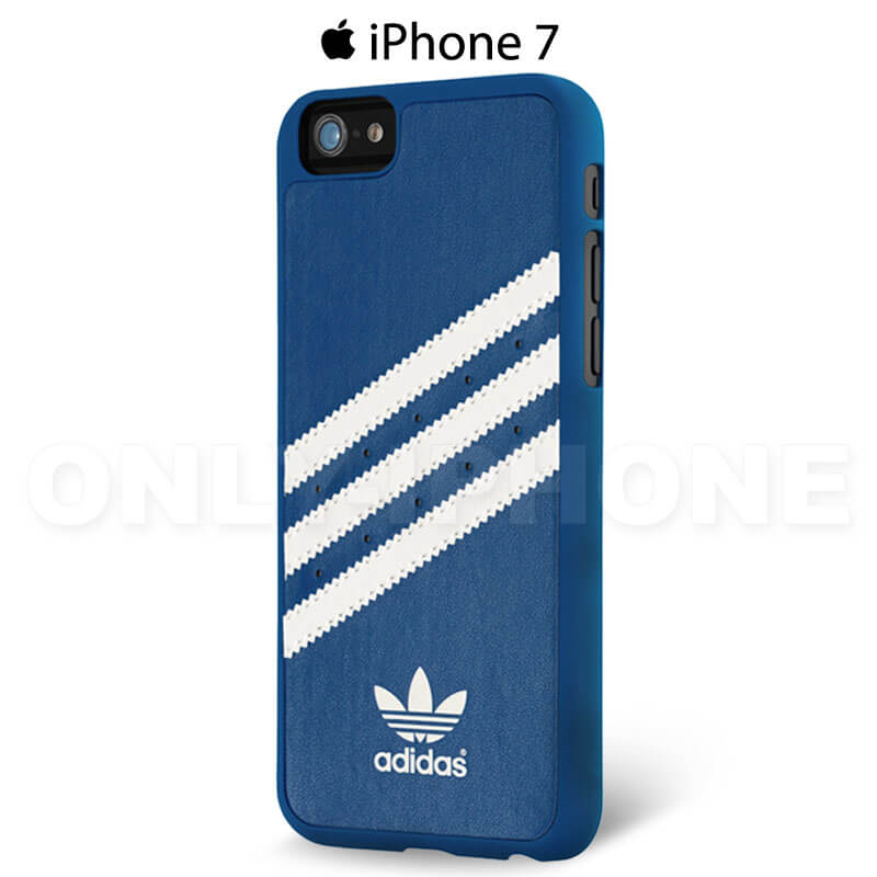 Coque iPhone 7 adidas bleue